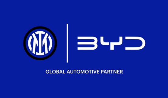 BYD ANUNCIA PARCERIA GLOBAL COM A INTER DE MILÃO